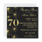 70th Birthday Invitations
