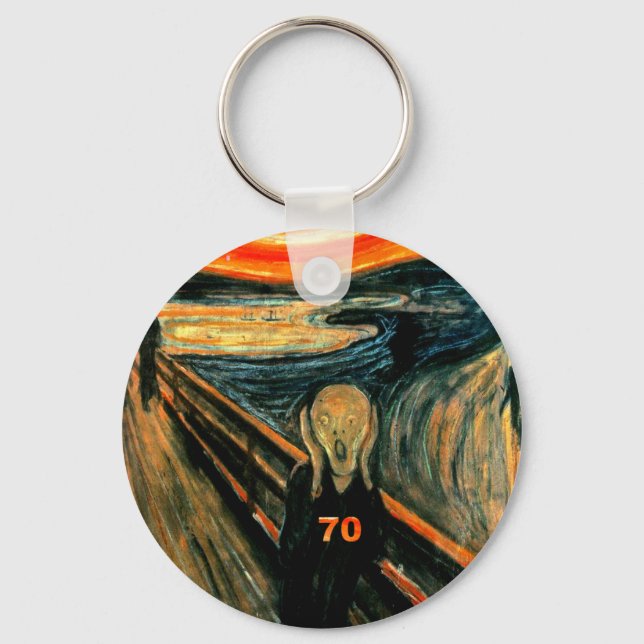 70th Birthday Keychain (Front)