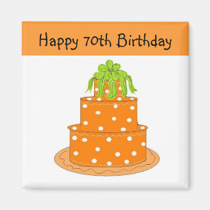 70th Birthday Magnet