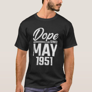 70Th Birthday May Born 1951 70 Years T-Shirt
