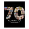 70th Birthday Number 70 Photo Collage Gift