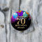 70th Birthday Party Black and Gold Balloons