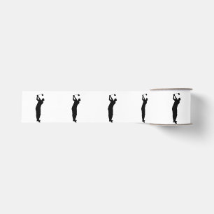 70th Birthday Party Golfer Elegant Par Seventieth Grosgrain Ribbon