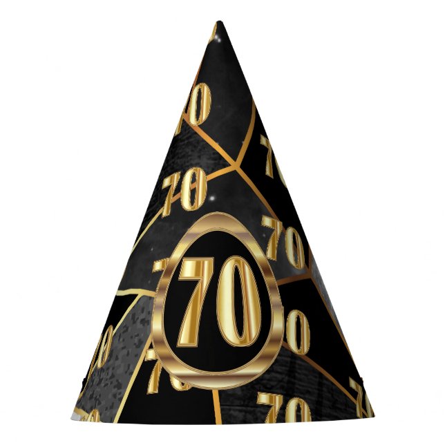 70th Birthday Party Hat (Front)