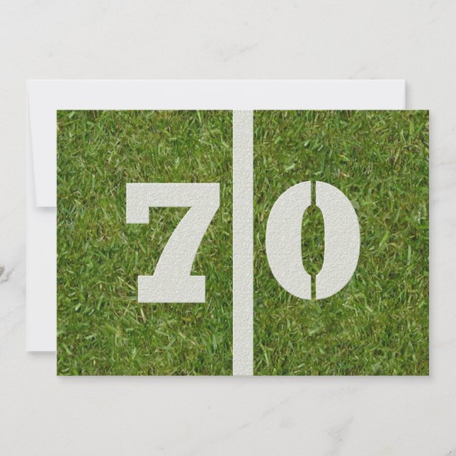 70th Birthday Party! Invitation (Front)