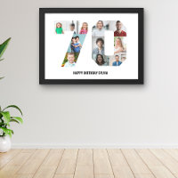 70th Birthday Photo Collage