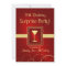 70th Birthday Surprise Party Champagne Invites
