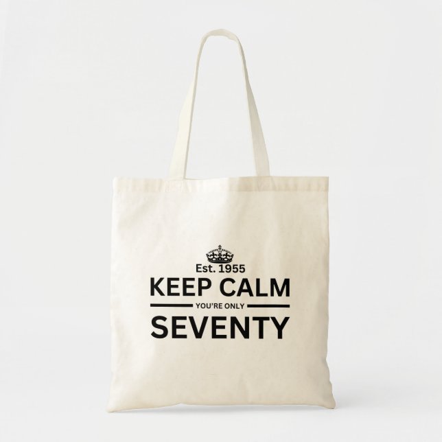 70TH BIRTHDAY TOTE BAG (Front)