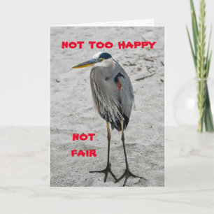 **70th BIRTHDAY WISHES FROM A CRANE** Card