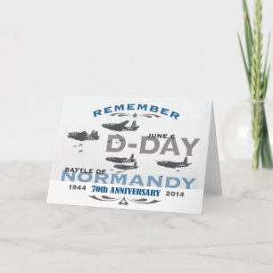 70th D-Day Air Battle of Normandy Anniversary Card