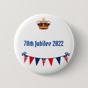 70th Jubilee 2022 2 Inch Round Button