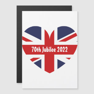 70th Jubilee 2022 British Flag Magnetic Card