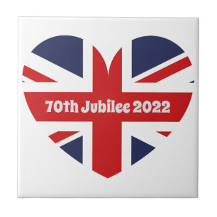 70th Jubilee 2022 British Flag Tile