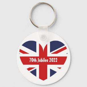 70th Jubilee 2022 England Flag Keychain