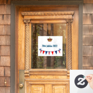 70th Jubilee 2022 Window Cling