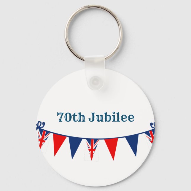 70th Jubilee Celebration Keychain (Front)