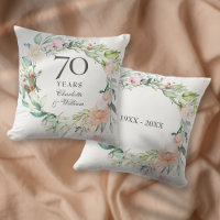 70th Platinum Wedding Anniversary Roses Floral