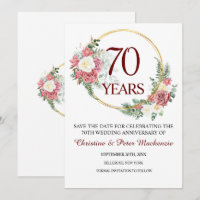 70th Platinum Wedding Anniversary