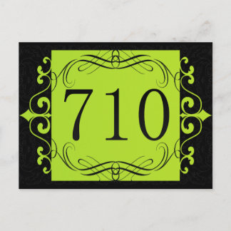 710 Area Code Postcard