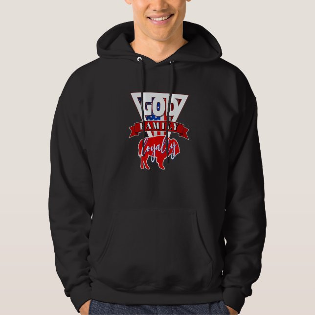716 Area Code Buffalo New York BFLO WNY for the Ma Hoodie (Front)