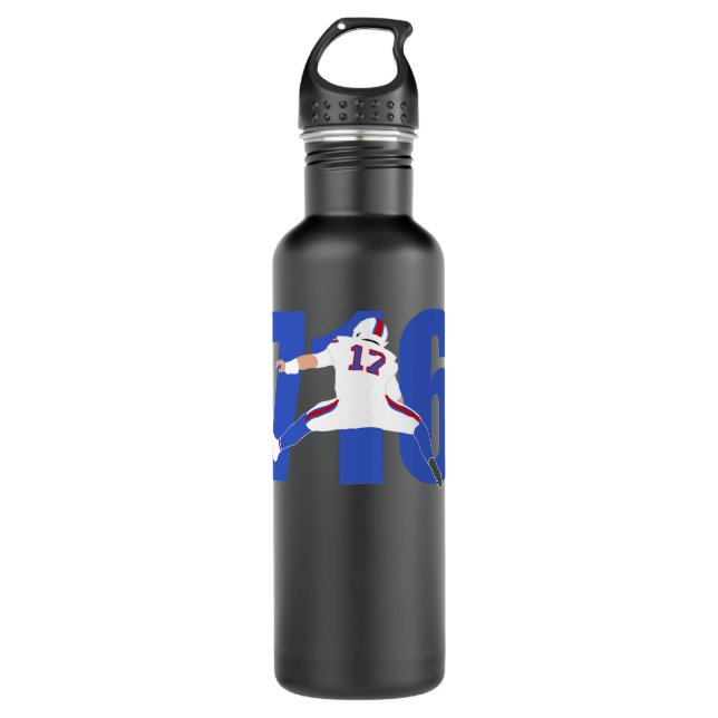 716 Josh Allen T shirt classique 710 Ml Water Bottle (Front)