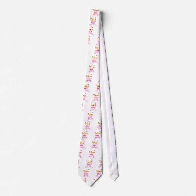 71 Year Old Birthday Cake Tie (Front)