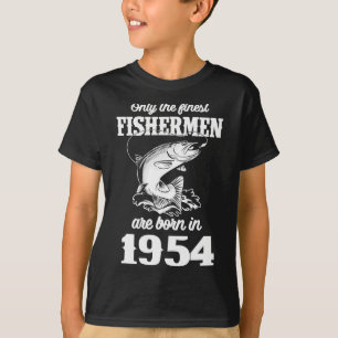 71 Year Old Fish Fisher Fisherman 1954 71st Fishin T-Shirt