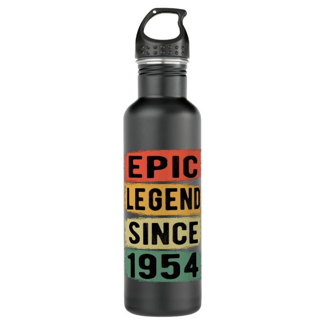 71 Years Old Bday 1954 Epic Legend 71st Birthday 710 Ml Water Bottle (Front)