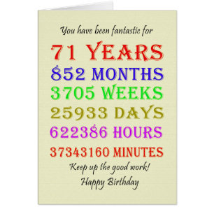 71e anniversaire Jalons