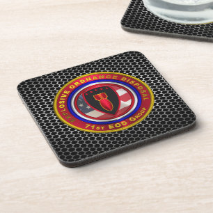 71st Explosive Ordnance Disposal Group Coaster