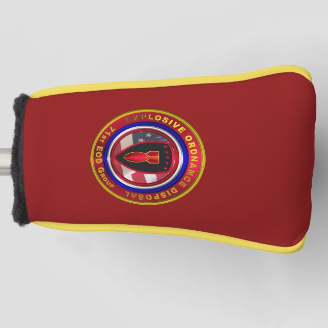 71st Explosive Ordnance Disposal Group  Golf Head Cover (Front)
