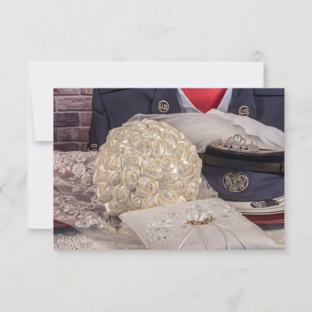 7263-Military Wedding Invitation (Front)