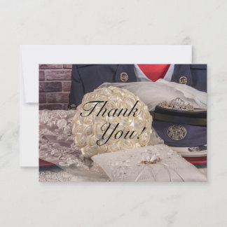 7263-Military Wedding Thank You Card