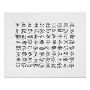 72 Goetia Sigils Wall Witchcraft Demonology Magick Poster