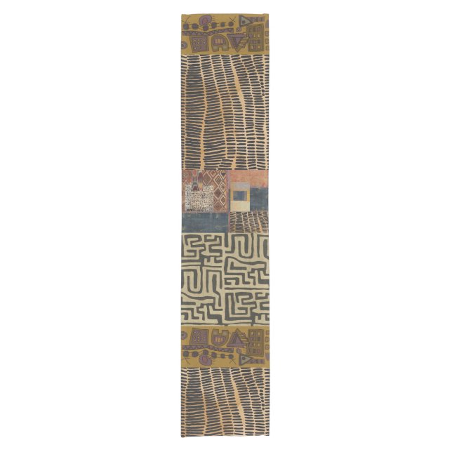72 inch table runner with tribal design (Front)