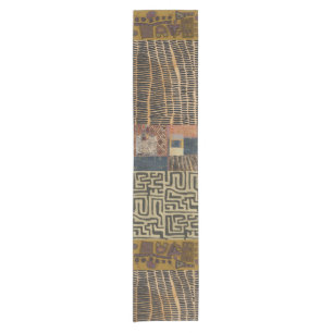 72 inch table runner with tribal design