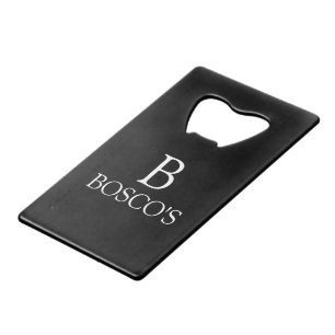 72 marketing "BOSCO'S" bottle opener Wallet Bottle Opener