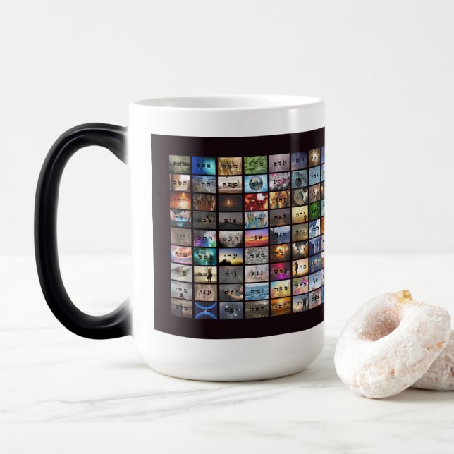 72 Names of God Mug (With Donut)