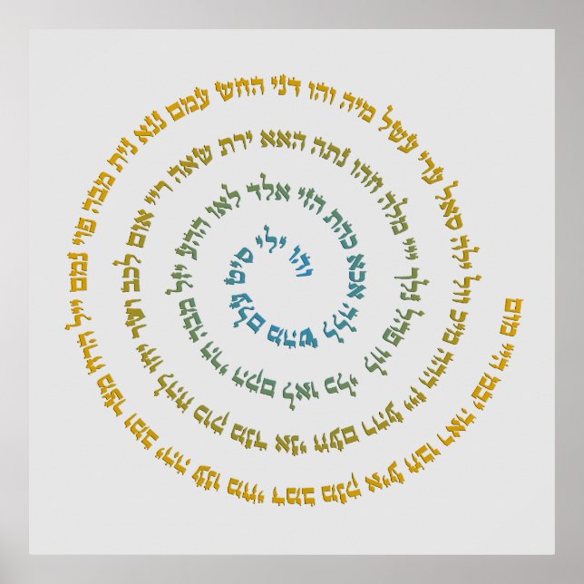 72 Names of God Poster (Front)