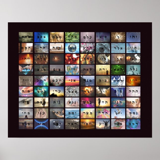 72 Poster des noms de Dieu (Devant)
