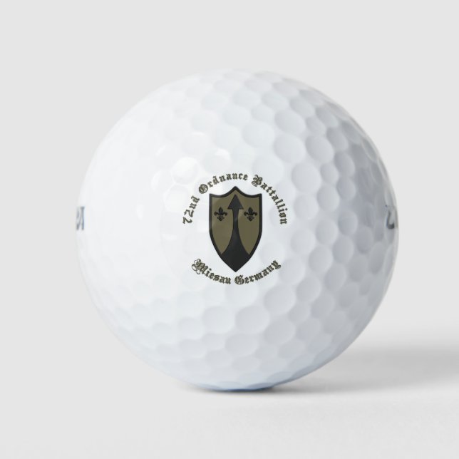 72nd Ordnance Battalion Golf Balls (Front)