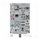 737NG Overhead Panel Poster