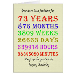 73e anniversaire Jalons