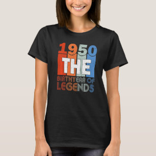 73rd Birthday  1950 The Birthyear Of Legends Women T-Shirt