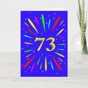 73rd Birthday Explosion Card