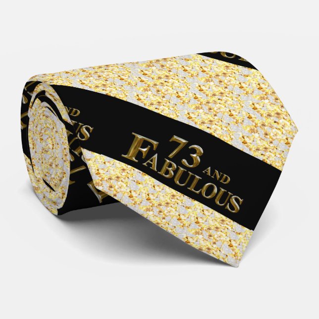 73rd Birthday  Tie (Rolled)