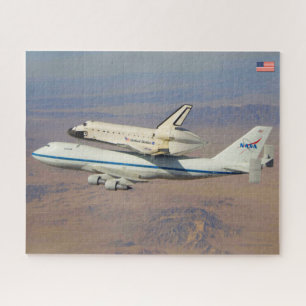 747 SPACE SHUTTLE CARRIER AIRCRAFT (16x20 inch) Jigsaw Puzzle