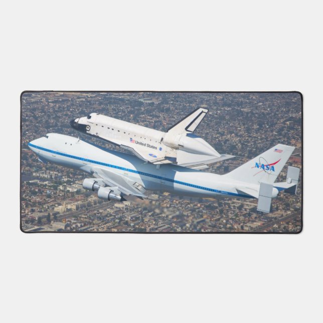 747 SPACE SHUTTLE CARRIER AIRCRAFT DESK MAT (Front)