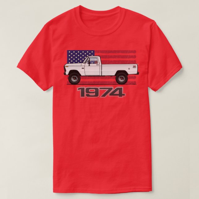 74 White T-Shirt (Design Front)