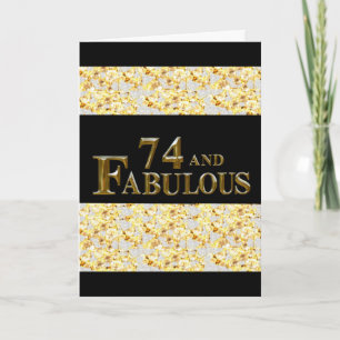 74th Birthday  Card